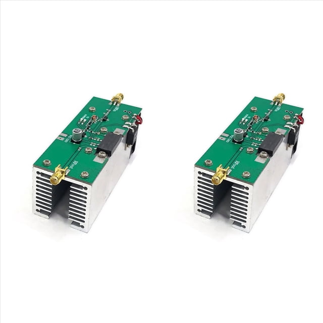 2X NUEVA Actualización Amplificador de Potencia RF de 13 W Amplificador de Potencia de Radiofrecuencia de 433 MHz (335-480 MHz) con Disipador de