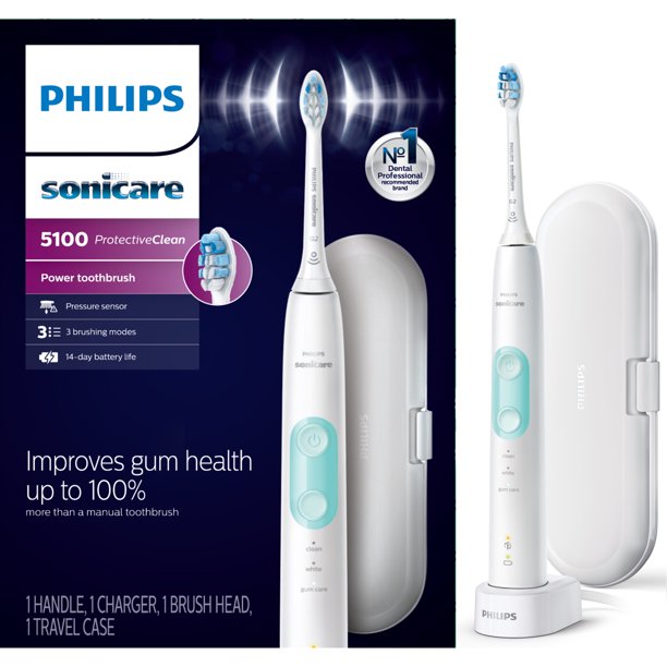 Philips Sonicare ProtectiveClean 5100 Plaque Control, Rechargeable