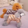 thumbnail image 3 of Ropa acolchada de algodón para perros de otoño e invierno, ropa de cuatro patas con hebilla para osos de peluche, ropa para mascotas para gatos, gruesa y cálida, 3 of 6