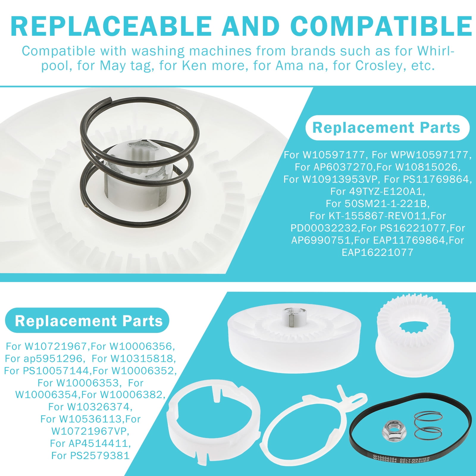 ABS Washer Shift Actuator Efficient Handling Washer Pulley Clutch Kit Easy to Install Washing Machine Shift Actuator for Home