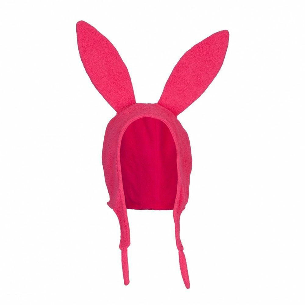 Louise Pink Bunny Ears Hat Bob;#39;s Burgers Cosplay Costume Halloween - 0 - 0