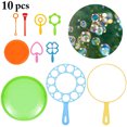thumbnail image 2 of 10PCS Bubble Wand Set Creative Plastic Bubble Maker Bubble Sticks for Kids, 2 of 7