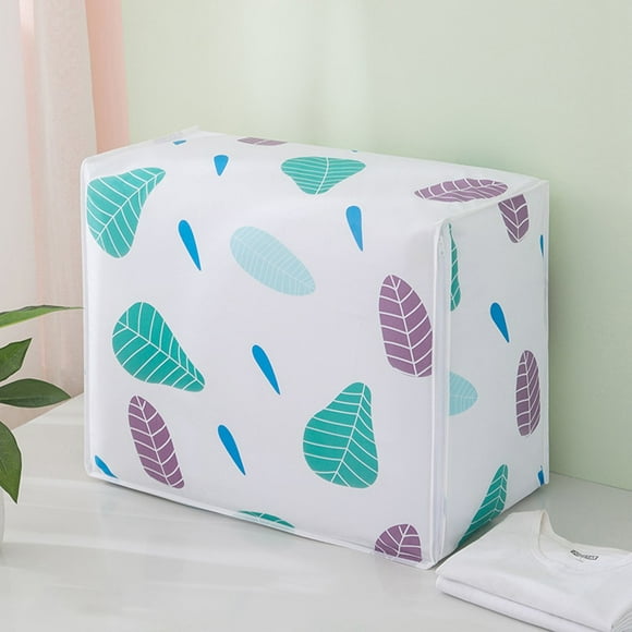Fiudx Bolsa de Almacenamiento Plegable, Organizador Ligero para Colchas, Organizador Compacto para Ropa, Bolsa Duradera para Mantas, Edredones y Suéteres, Organizador Del Hogar, Fácil de Transportar,