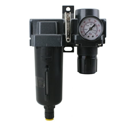 EXELAIR? by Milton FRL Air Filter & Regulator - 1/2" NPT - Metal Bowl, Automatic Float (EX45FR40A-04M)
