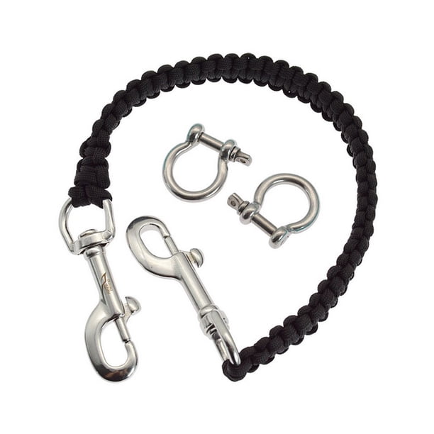 Mantenga la correa de la cámara de buceo Asa de la carcasa Hebilla suave Cinturón resistente al desgaste Accesorios de cordón portátiles para fotografía de teléfono Negro kenally OD002643-04B