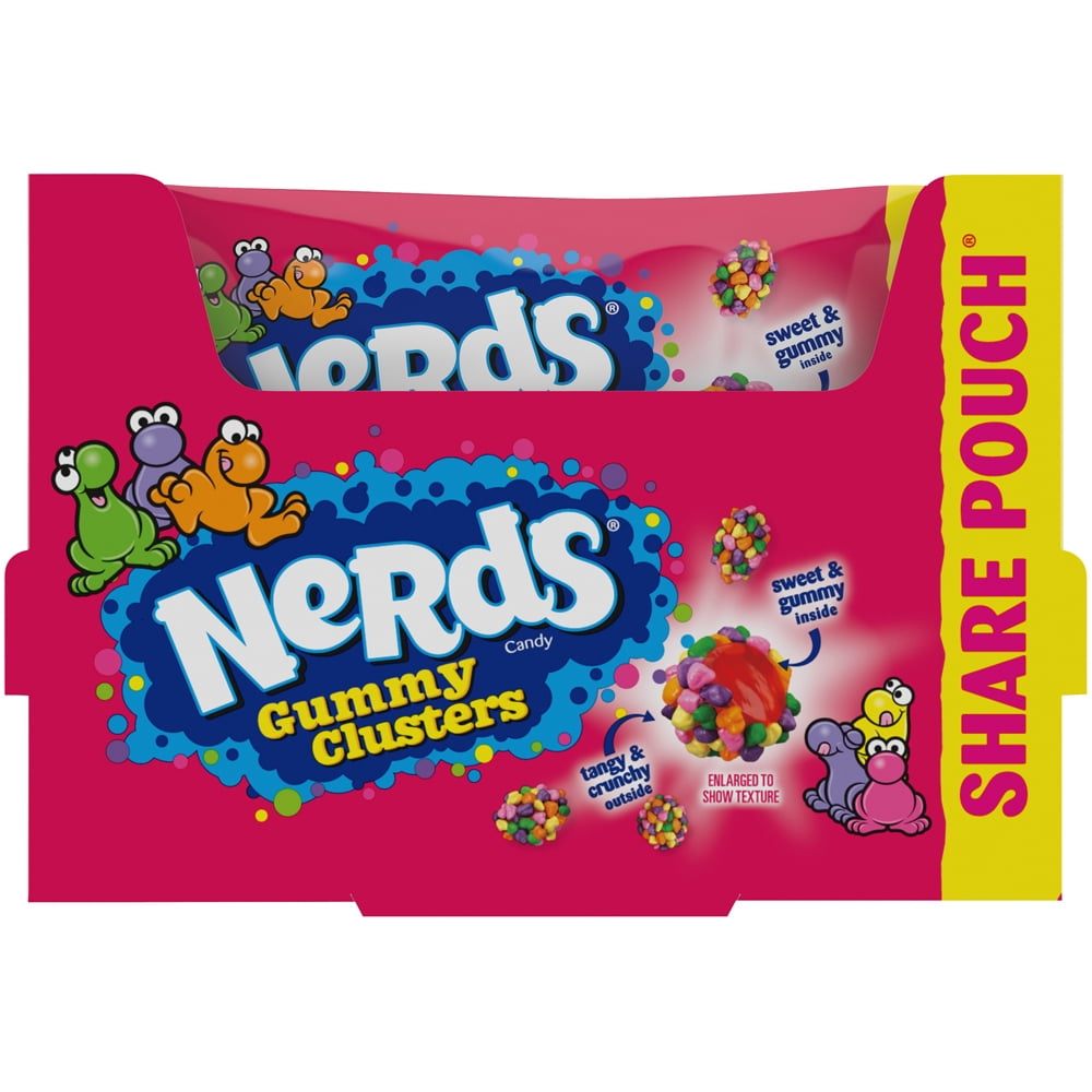 Nerds Gummy Clusters Candy, 3 Oz, 12 Count