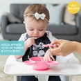 thumbnail image 2 of Bumkins Disney Baby Silicone Suction Bowl and Spoon, Minnie Mouse, 2 of 6