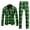 Army Green, variant on Men's 2-Piece Print Suit Long Sleeve Floral Button Blazer Pants Set Multi-Pocket Slim Fit Party Holiday Event Wear