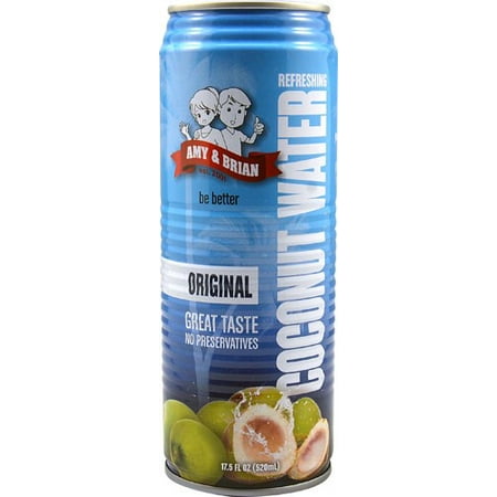 Amy; Brian All Natural Pulp Free Coconut Water, 17.5 Fl Oz