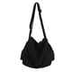 thumbnail image 1 of Jumpingount Multifunction Canvas Hobo Bag Durable Women Vintage Style Men for Work Beach  Bolsas de mensajero y de hombro Negro, 1 of 1