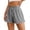 Black #14, variant on Dresfit Boxer Shorts Womens Ruffle Hem Plaid Shorts Summer 2026 Drawstring Straight Y2k Loungewear Striped Short Pants with Pockets Purple 2XL