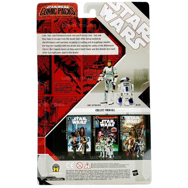 Star Wars Comic Packs 2006 Luke Skywalker in Stormtrooper Disguise