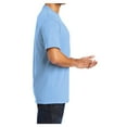 thumbnail image 3 of Yellow Rooster Men's Core Blend Cotton/Polyester Tee Shirt Light Blue 6XL, 3 of 6