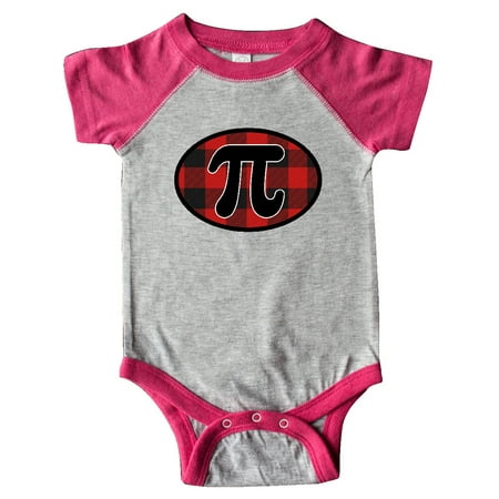 

Inktastic Pi Day Buffalo Plaid Gift Baby Boy or Baby Girl Bodysuit