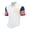 White_003, variant on Domuza Short Sleeve American Flag Polo Shirts for Men Patriotic USA 250 Years Moisture Wicking Golf Jersey Collared T-Shirts Khaki L