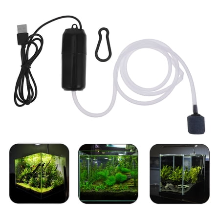 HIBIBUD 1 Set Small Aquarium Air Pump USB Air Pump Portable Aquarium Bubbler Aquarium Air Pump