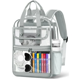 Pvc Book Plastic Book Bags For School LISINUO Clear Backpack