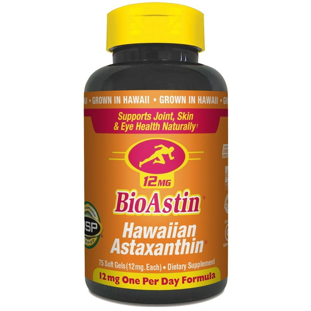 Nutrex Hawaii BioAstin Hawaiian Astaxanthin 12mg Softgels 75 ct.