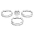 thumbnail image 2 of Bague de Bouton de Climatisation, 4pcs A / C Bague de Réglage du Volume de Réglage du Volume Adapté pour R-Evoque 2012-2018, 2 of 8