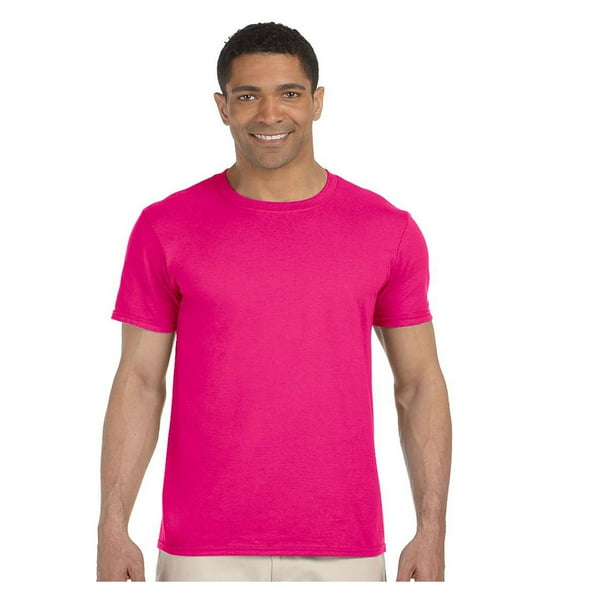 Download Gildan - Gildan Men's Softstyle Preshrunk Tearaway Label T-Shirt, Style G64000 - Walmart.com ...