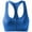 Blue, variant on Bigersell Sports Bras for Women High Support Large Bust Bras for Women No Underwire Full Coverage Bra Padded Bra Style B59 Women Sports Bras Lightly Lined Bra Lace Bra Hook & Eye Bra Closure , Black M