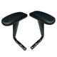 thumbnail image 3 of Par de reposabrazos de repuesto para silla, 2 unidades, elevación suave, accesorios reutilizables. Negro Liso, 3 of 9