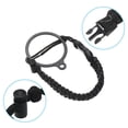 thumbnail image 4 of Uxcell Water Bottle Holder, Paracord Handle Lanyard Strap Carrier Black, 4 of 6