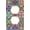 White4, variant on Talavera Mexican Ceramic Tiles Watercolor Decor Print Light Switch Plate Cover Plastic Wall Plates (Double Gang Toggle Switch)
