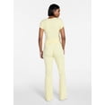 thumbnail image 2 of No Boundaries Rib Tee and Pants Sleep Set, 2-Piece, Women's XXS-3X, 2 of 4