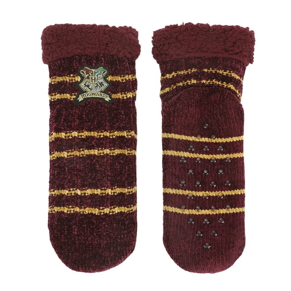 Harry Potter Womens Faux Lined Quarter Crew Cozy Socks