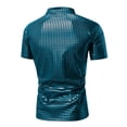 thumbnail image 3 of Afdoent Mens Polo Shirts Male Short Sleeve Shiny Shirt For Party Formal Wear Elegant Dress Shirt Casual Outdoor, 3 of 6