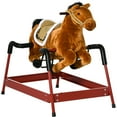 thumbnail image 3 of Qaba Kids Spring Rocking Horse, Ride on Horse for Toddlers, Age 5-12 Years, 3 of 10