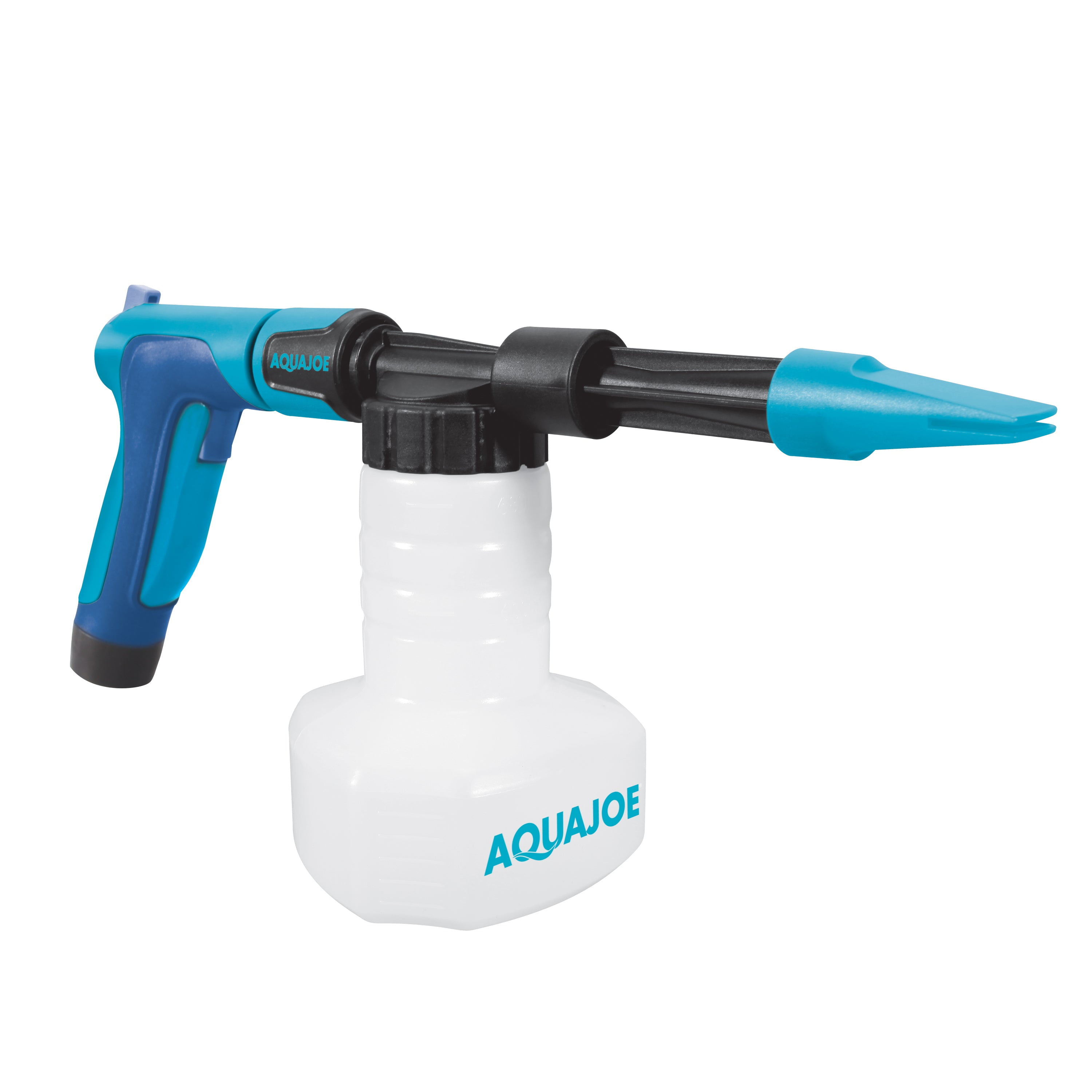 Aqua Joe 2-in-1 Hose-Powered Adjustable Foam Cannon Spray Gun, Quick-Connect to Any Garden Hose
