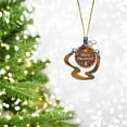 thumbnail image 2 of Western Cowboy Christmas Ornaments,Acrylic Hanging Tree Hat Ornament for Xmas Tree, Shelf, and Tabletop Holiday Decor, Perfect for Cowboy Theme Party and Gift, 2 of 8