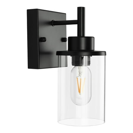 

GoYeel Bathroom Light Fixtures 1-Light Vanity Lighting Fixtures Black