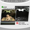 thumbnail image 4 of Jeiento Cowboy Highland Cow Cactus Car Trunk Mat 29"x39", Scratch Resistant Washable Rear Cargo Liner Western Car Accessory, 4 of 7