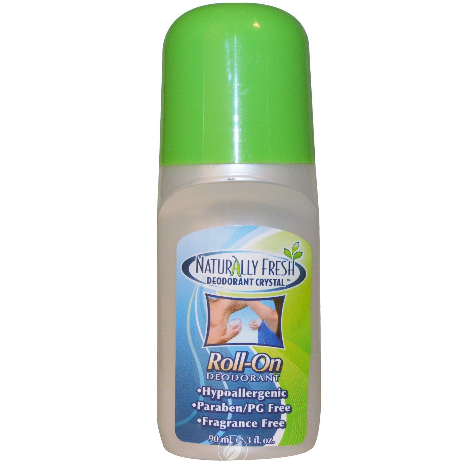 Naturally Fresh RollOn Deodorant Fragrance Free 3 Ounce, Pack of 2