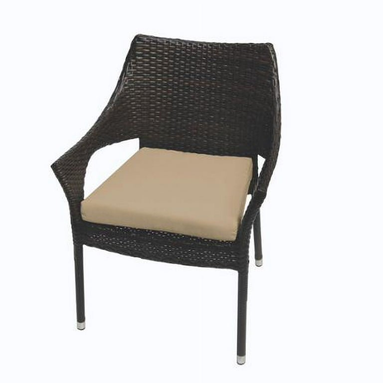 Sorra Home Sloane Outdoor Tapered Chair Cushion Beige