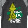 thumbnail image 3 of The Grinch - Charmed I'm Sure - Toddler And Youth Raglan Graphic T-Shirt, 3 of 4