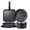 Black 9pcs, variant on Gipp 9pcs Ceramic Cookware Sets, Pots and Pans Set Non Stick with Removable Handle, Oven & Dishwasher Safe,Camping Cookware