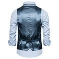 thumbnail image 4 of CEHVOM Gilet de Costume Formel Automne Hiver pour Hommes, 4 of 4