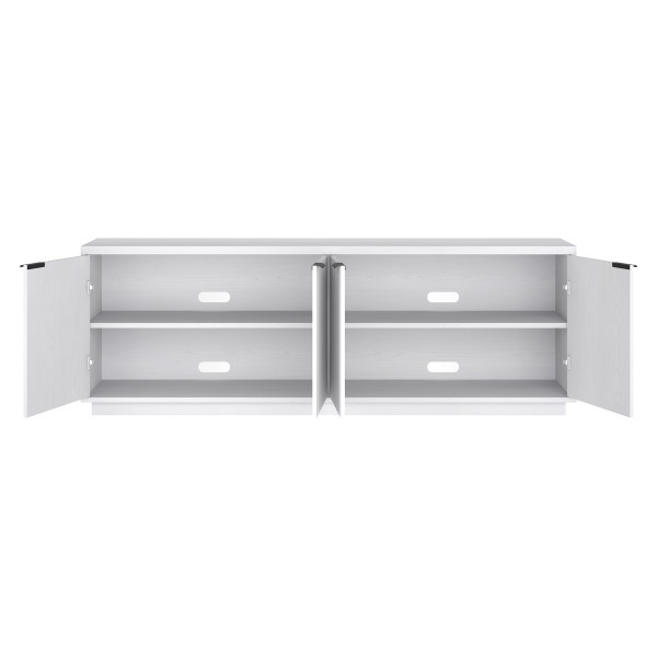Mansfield Rectangular TV Stand for TV's up to 78" in White
