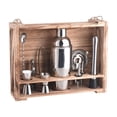 thumbnail image 1 of Juego de 11 piezas de coctelera, mezclador de bebidas, vertedor, coctelera de 24 , herramientas de coctelería, kit de barman para , boda, 1 of 8