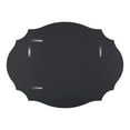 thumbnail image 5 of Kate and Laurel Leanna Modern Scalloped Wall Mirror, 18 x 24, Silver, Glam Oval Mirror for Wall, 5 of 8