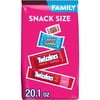 JOLLY RANCHER and TWIZZLERS Assorted Flavored Snack Size, Candy Family and Friends Pack, 20.1 oz