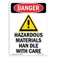 thumbnail image 1 of SignMission OS-DS-A-1824-V-2025 18 x 24 Po Signe de Danger OSHA - GHS Matières Dangereuses, 1 of 1