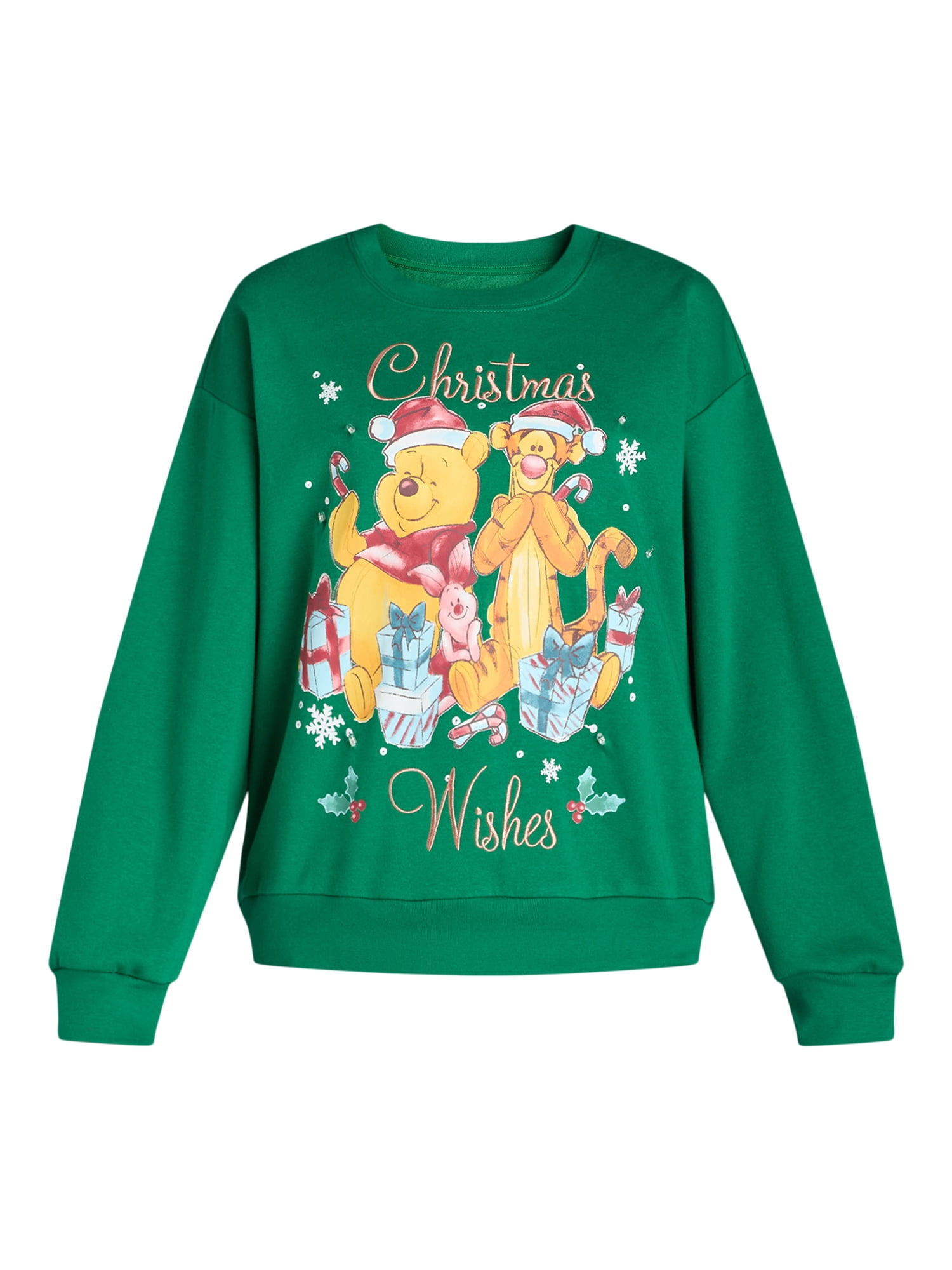 Winnie the Pooh Holiday Light Up Sweatshirt, Womens