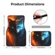 thumbnail image 5 of Fotbe Red And Blue Fire Cat Juego de 4 Tapetes para Auto con Estampado – Alfombrillas de Goma Reforzada, Diseño Antideslizante, Protección para Todo el Año – Vehículos, Autos, Camionetas y SUVs, 5 of 7
