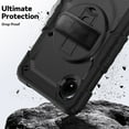 thumbnail image 7 of For Xiaomi Redmi Pad SE 8.7 inch 2024, 360 Rotating Shockproof Cover with Stand, Screen Protector, Shoulder Strap, Black, 7 of 7