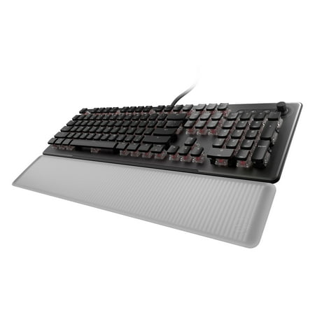 ROCCAT - Vulcan II Max Full-size Wired Keyboard with Optical Titan Switch, RGB Lighting, Aluminum Top Plate and Palm Rest - Black